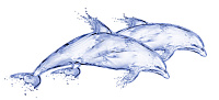 DeepBlue DB2G051D дельфин. Декор (20x44)