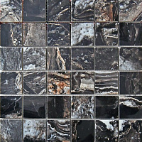 N40001 Mosaico Nairobi Black 5x5. Универсальная плитка (30x30)