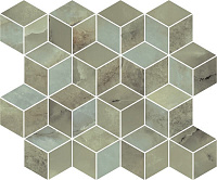 T017/14025 Джардини зеленый мозаичный. Декор (37,5x45)
