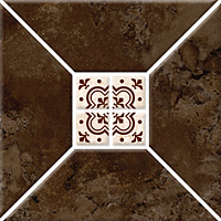 Риальто 3Т тип 1 коричневая. Настенная плитка (20x20)