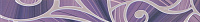 Arabeski purple 01. Бордюр (6,5x60)