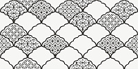 Эллен черно-белый 1641-8647. Декор (19,8x39,8)