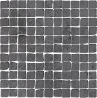 MBS001 Про Лаймстоун Спакко мозаичный серый тёмный матовый. Декор (20x20)