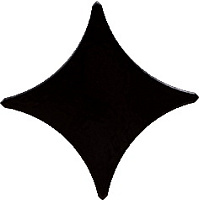 Stella black 02. Напольный декор (11x11)