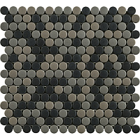L244006761 Glaze Dots Greys-Black Matt. Мозаика (31,5x29)