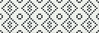 Pret a Porte Black&White Mosaic (O-PRP-WIU441-16). Декор (25x75)