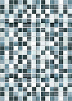 Motive синий 1 MF2M041DT. Декор (25x35)