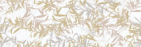 M8T0 Allmarble Wall Golden White Satin Decoro Foliage. Декор (80x120)