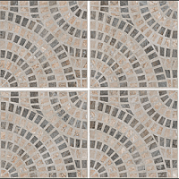 K949793LPR01VTE0 Marble-Beton Круговой Темный. Декор (60x60)